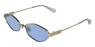 Calvin Klein Jeans CKJ26222S 717 Womens Sunglasses Gold Size 55