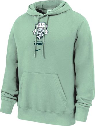 Nike Washington Spirit Club Fleece Nike Mens NWSL Pullover Hoodie in Green | M31233WSNS26-ENG