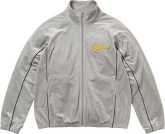 SUPREME SS26 Velour Mesh Track Jacket Silver SUP-SS26-121-SLV