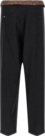 Magliano Mens Black Cotton Casual Pants