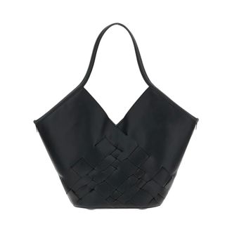 Hereu Woven Tote Bag - female - Hereu - Shopping Bags - Black - ONE SIZE - Bags