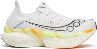 Saucony Mens Endorphin Elite 2 Running Shoes In White Peel