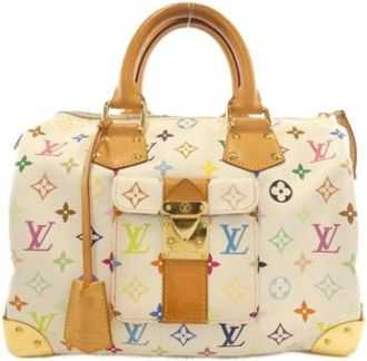 Louis Vuitton Pre-owned Handbags, female, Multicolor, Size: ONE SIZE Pre-owned Boston Bag