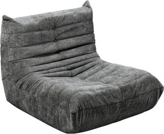 Habitat et Jardin Tumbona Velasca Tapizada En Tela Texturizada - 95 X 100 X 75 Cm - Gris