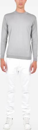 low brand crew-neck sweater - Grey