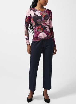 Smythe Womens Large cuff straight leg pant