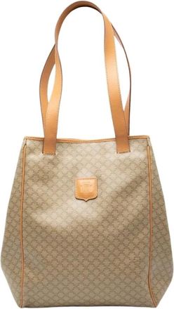 Celine Pre-owned Tote Bags, female, Brown, Size: ONE SIZE Pre-owned Printed Tote Bag