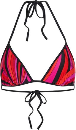 Pucci Printed Halterneck Bikini top - Pink - S (UK8-10 / S)