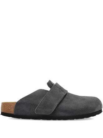 Birkenstock Loma strap suede sandals - women - Calf Suede/Calf Leather/Rubber - 35 Narrow - Grey