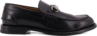 Gucci Loafer met Horsebit - Heren - Loafers - Zwart - 40 EU - Leer - Schoenen