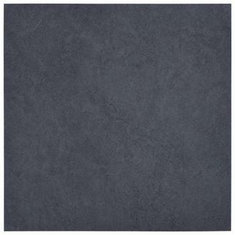 vidaXL Listoni per Pavimenti Autoadesivi in pvc 5,11 m&sup2; Marmo Nero - Vidaxl