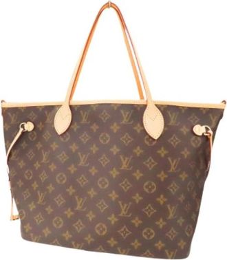 Louis Vuitton Pre-owned Canvas Tote - Dames - Vintage Shopper - Bruin - ONE Size - Vintage