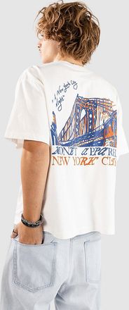 Monet Skateboards Concrete Jungle Crop T-Shirt weiss