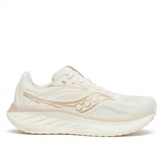 Saucony Womens Ride 18 Running Shoes In Vanilla