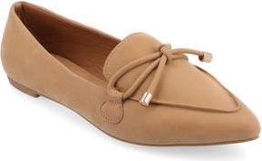 Journee Collection Muriel Flat - Narrow Width in Tan at Nordstrom Rack, Size 6.5