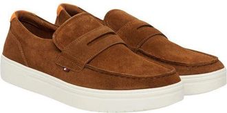 Tommy Hilfiger Suede Slip-On Loafer - Brown
