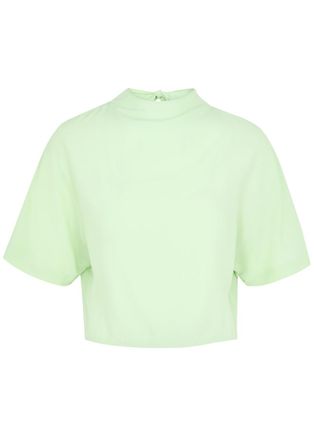 Diane Von F&uuml;rstenberg Diane Von Furstenberg Olympia top - Mint - S (UK8-10 / S)