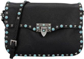 Valentino Pre-owned Rockstud Shoulder Bag - - Pre-owned - Donna - Nero - ONE SIZE