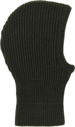 Maison Margiela Accessoires, Dames, Groen, ONE Size, Wol, Balaclava