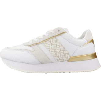 Tommy Hilfiger Lux Monogram Runner - Shoes - Mujer - Blanco - 40 EU