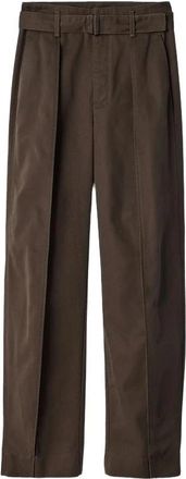 Christophe Lemaire Rechte broek - Dames - Straight fit broeken - Bruin - XS - Broeken