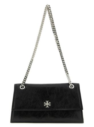 Tory Burch Black Kira Turnlock Shoulder Bag