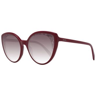 Emilio Pucci Emilio Pucci Womens Cat Eye Sunglasses Lace Detail - Dark Red - One Size
