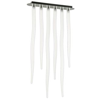 Netlighting Estalacta Ceiling Light Silver White 6 Light GU10