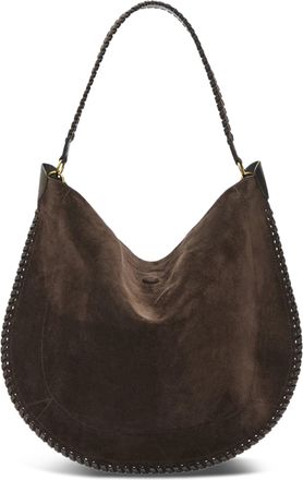 Isabel Marant Oskan Hobo Soft-GZ Braided Crescent Hobo Bag