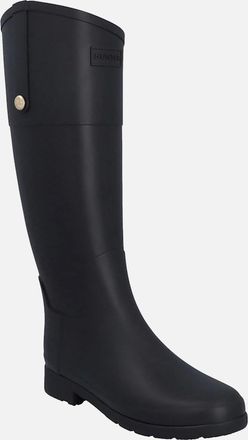 Hunter Womens Hunter Refined Riding Boot Rubber Womens Black Wellington Boots - Size: UK 7 / eu 40/41 / us 9