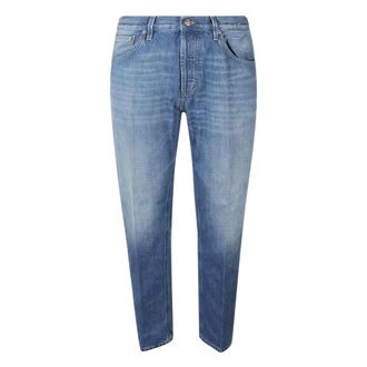 Dondup Loose-fit Jeans, male, Blue, Size: W34 Brighton Carrot-fit Jeans