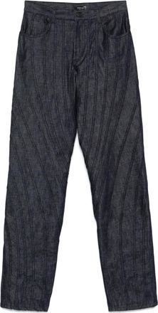 MUGLER Jeans con dettaglio cuciture - Blu