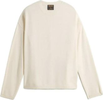 Woolrich Maglione girocollo 12Gg Cozy Wool Cash - - Knitwear - Donna - Beige - XS