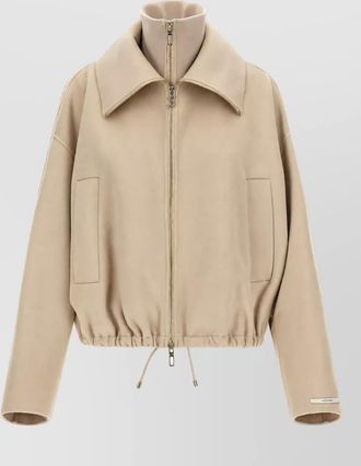Sportmax wool oversized bomber jacket