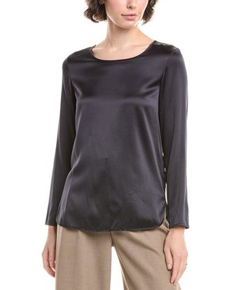 Max Mara Moldava Silk-Blend Top