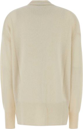 Jil Sander Womens Cardigan Beige Cashmere