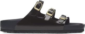Birkenstock Contemporary Black Sandals With Adjustable Straps
