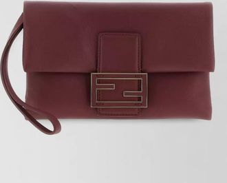 Fendi mamma baguette clutch bag chain wristlet