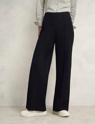 Hobbs London Prim Trouser in Black at Nordstrom, Size 16