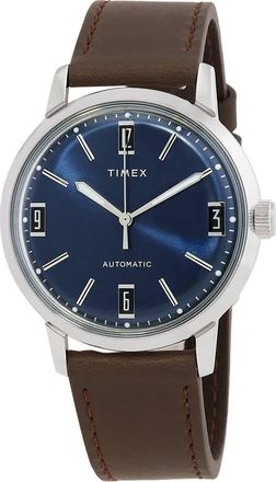Timex Marlin Automatic Blue Dial Mens Watch TW2V44500