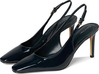 Calvin Klein Harbella Womens Shoes Dark Green Patent : 6.5 M, Leather