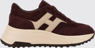 Hogan Sneaker H669 in pelle di vitello e suede con suola chunky