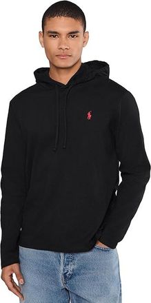 Polo Ralph Lauren Jersey Hooded T-Shirt Mens Clothing Polo Black : 2XL, Cotton