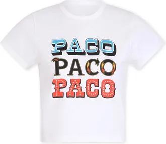 Paco Rabanne Camiseta Paco - Tops - Mujer - Blanco - XL