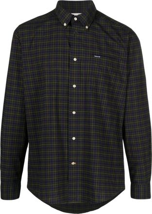 Barbour tartan-check cotton shirt - men - Cotton/Spandex/Elastane - S - Green