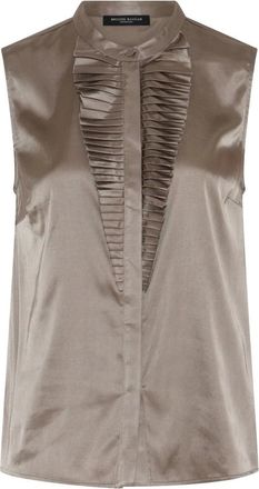Bruuns Bazaar Chantus BBWicka top - Blouses & Shirts - Mujer - Gris - XS