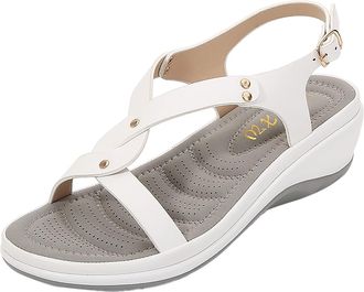 Generic Cocila Limited Time Deals Womens Hiking Sandals Ladies Wedge Size 7 WomenS Orthopedic Black Flip Flops Men Gold Flat For Women Sliders Swimming Shoes 