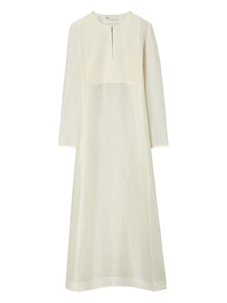 Tory Burch Tory Burch Linen And Silk Long Kaftan