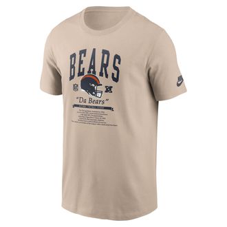 Nike Chicago Bears Rewind Nike Mens NFL T-Shirt in Brown | N19905YQ7Q-Y1Q