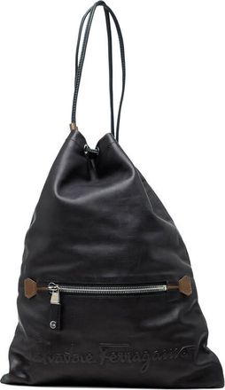 Ferragamo Pre-owned Ferragamo Leather Kentucky Drawstring Backpack Ladies AYTMEIV5215796UZ